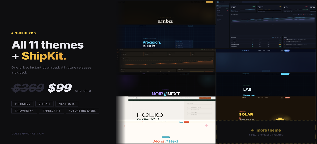 ShipUI Pro, all 10 themes and ShipKit