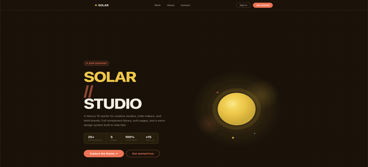 SOLAR // STUDIO preview